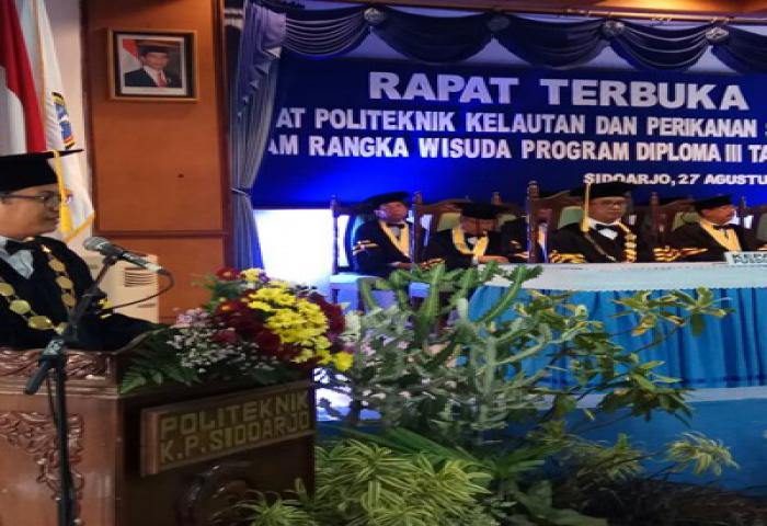 Wisuda Poliktenik Sidoarjo, KKP : Jadilah Pengusaha Perikanan
